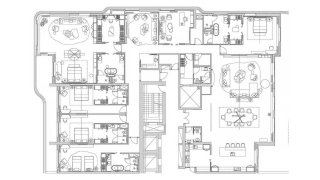 Apartment floor plan, 5 bedrooms in Sofitel Residences No. 11010